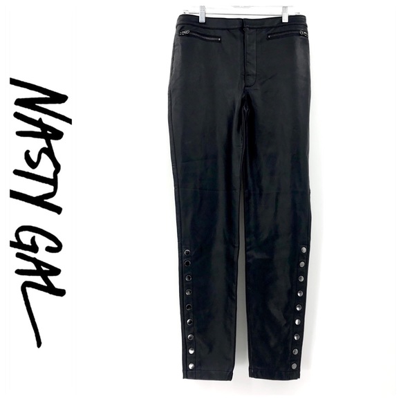 💕SALE💕 Nasty Gal Faux Leather Pants - Picture 2 of 7